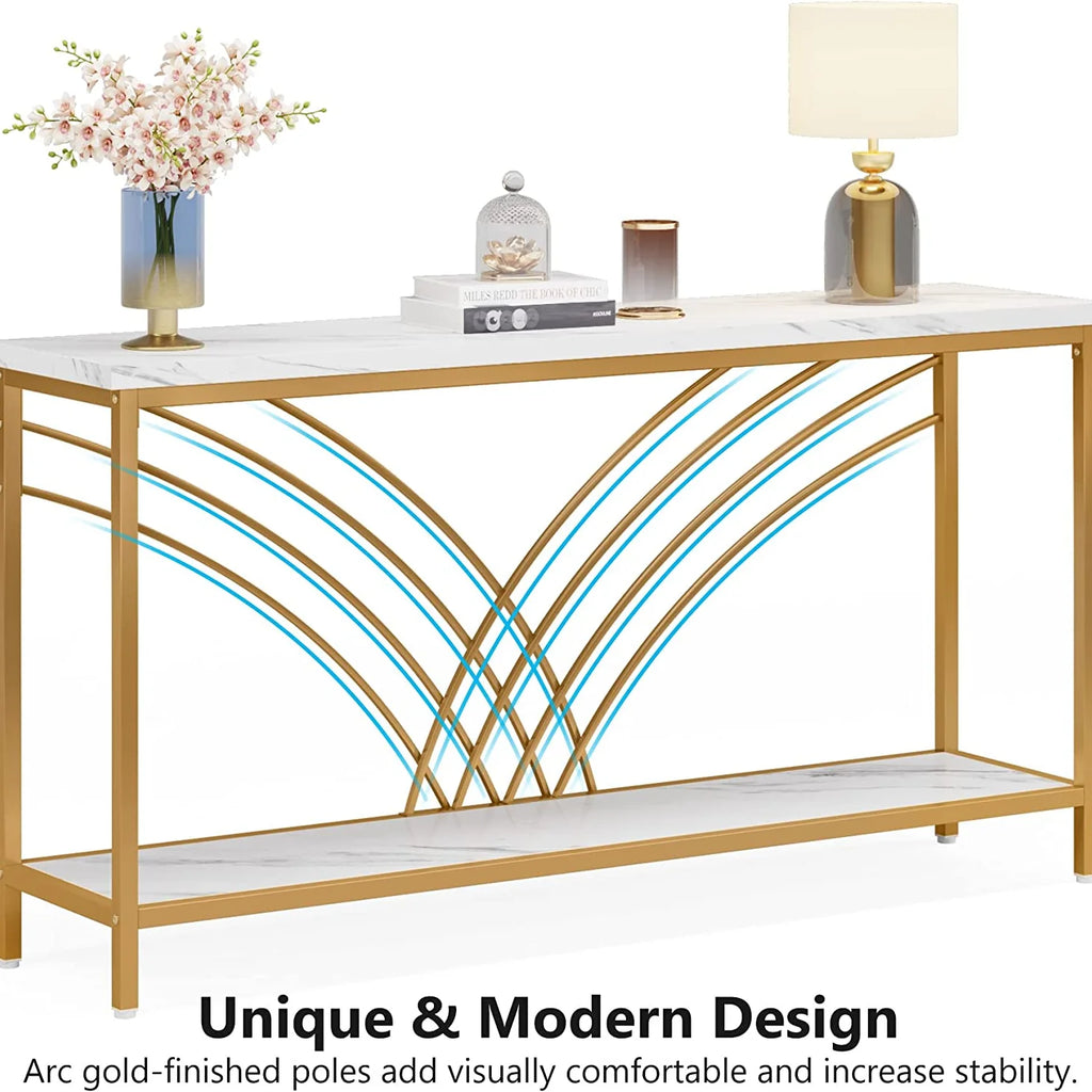 Tribesigns Console Table, 70.9 Narrow Sofa Table Entryway Table