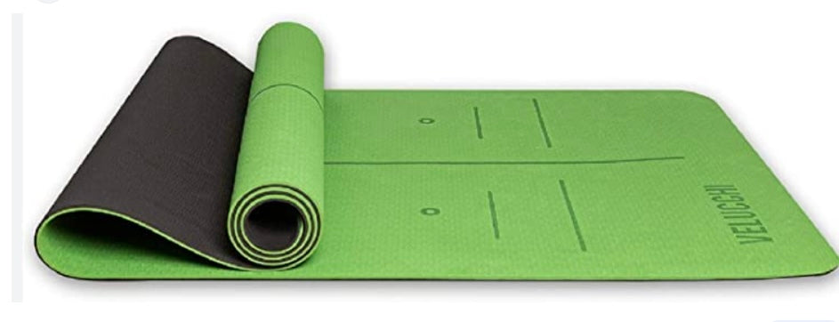 EgoIggo Yoga Mat Exercise Mat Non Slip, Eco-friendly TPE Yoga Mats