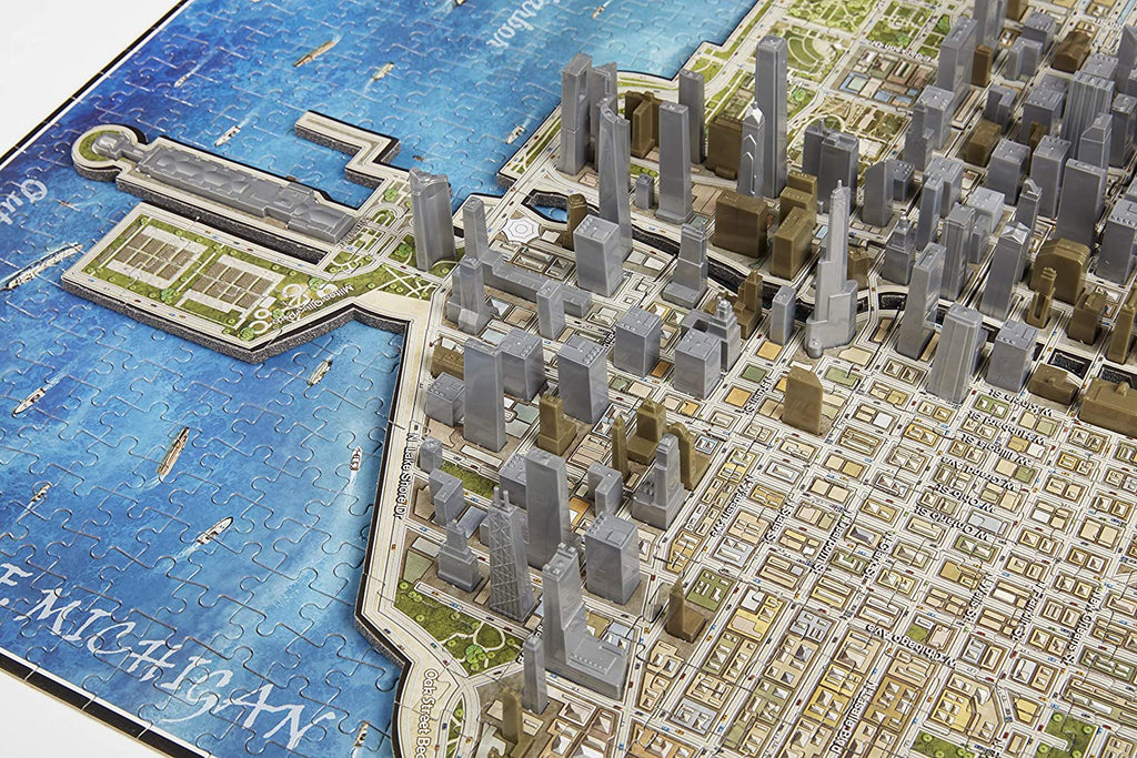 4D Cityscape Puzzle - Chicago