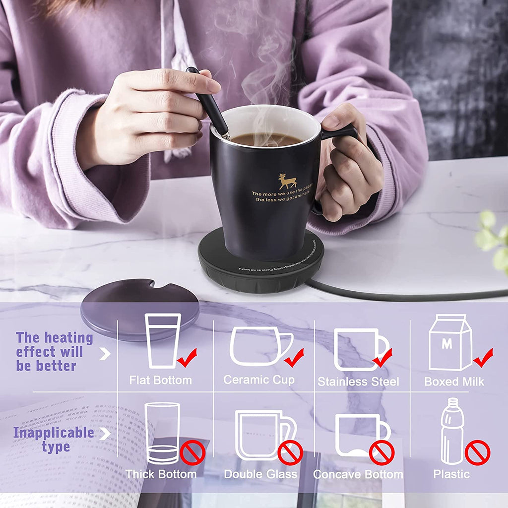 Like new Smart Coffee Tea Mug Cup Warmer for Desk Home Office Use